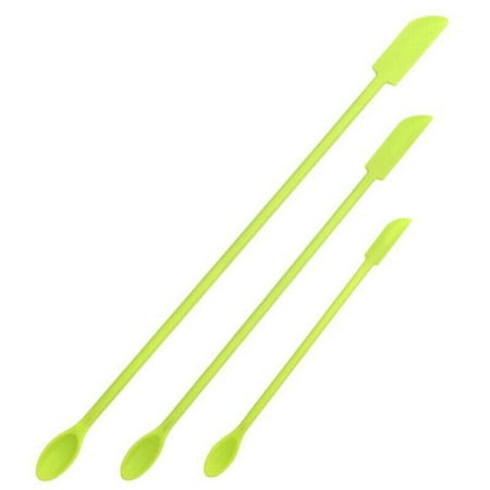 

Mini Spatula Silicone 3 PCS Jar Spatula Last Drop Small Spatulas Reusable Double-ended Tiny Silicone Spoon Spatula for Kitchen and Beauty