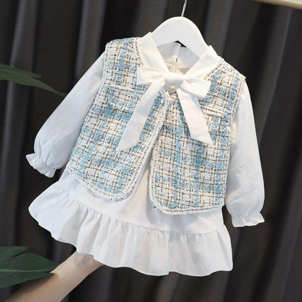 Girls dress and coat set best sale