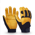 thumbnail image 1 of Guantes cálidos Guantes de invierno Medio cuero Guantes de piel de venado Guantes de equitación Guantes de fitness para motocicleta Guantes para deportes al aire libre para motocicleta, Amarillo XL JAMW Sencillez, 1 of 5