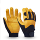 thumbnail image 1 of Guantes cálidos Guantes de invierno Guantes de piel de venado de medio cuero Guantes de equitación Guantes de fitness para motocicleta Guantes para deportes al aire libre para motocicleta,Yellow M JAMW Sencillez, 1 of 5