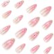 thumbnail image 5 of Presionador de uñas postizas QQPPOLIU Almond, 24 unidades, degradado brillante, 5 of 7
