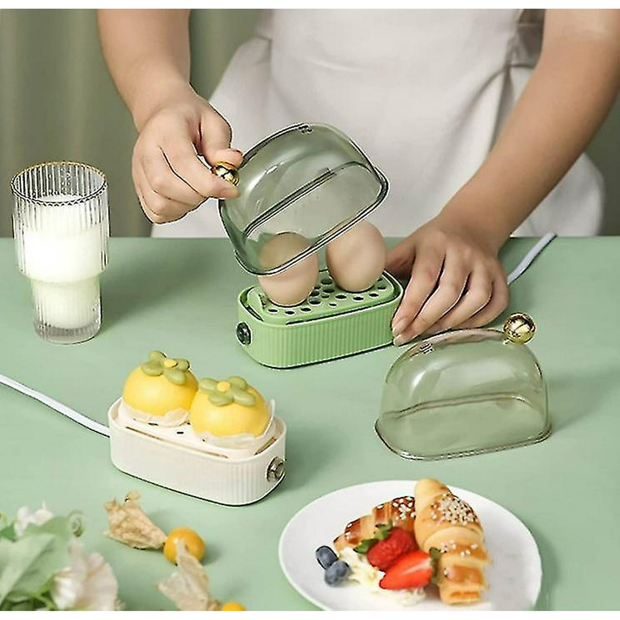 Mini Fast Egg Cooker Multifunctional Single Breakfast Electric Egg Cooker Small Egg Cooker