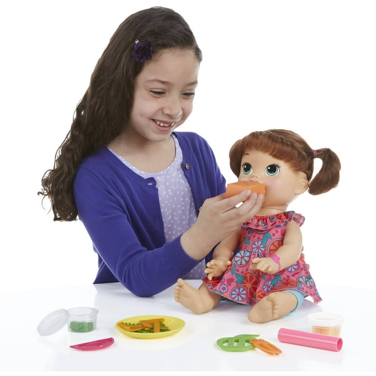 Baby Alive Super Snacks Snackin Sara Brown Hair