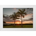 thumbnail image 1 of Murdock, Ramona 24x17 White Modern Wood Framed Museum Art Print Titled - Sunset Palms, 1 of 4