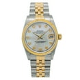 thumbnail image 1 of Pre-Owned Rolex Datejust 26MM 69173 Mother of Pearl Diamond Dial Fluted Bezel Two Tone Yellow Gold Jubilee Bracelet, 1 of 7