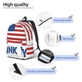 thumbnail image 4 of Yiaed Thank You Veterans Print Backpack, Premium Laptop Backpack, Travel Backpack for Women, Lightweight Backpacks, Comfortable Back Pack-Medium, 4 of 7