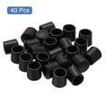 thumbnail image 3 of Uxcell Door Stop Bumper Tips 40Pcs Rubber Door Stopper Tips Caps Silicone Bumper Replacement Ends for Doors Black, 3 of 5