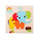thumbnail image 1 of 1pc Delightful Wooden Puzzle Set For Early Education - Cartoon Elephant Puzzle, Suitable For Baby Aged 1-4, New Year/christmas Gift, 1 of 5