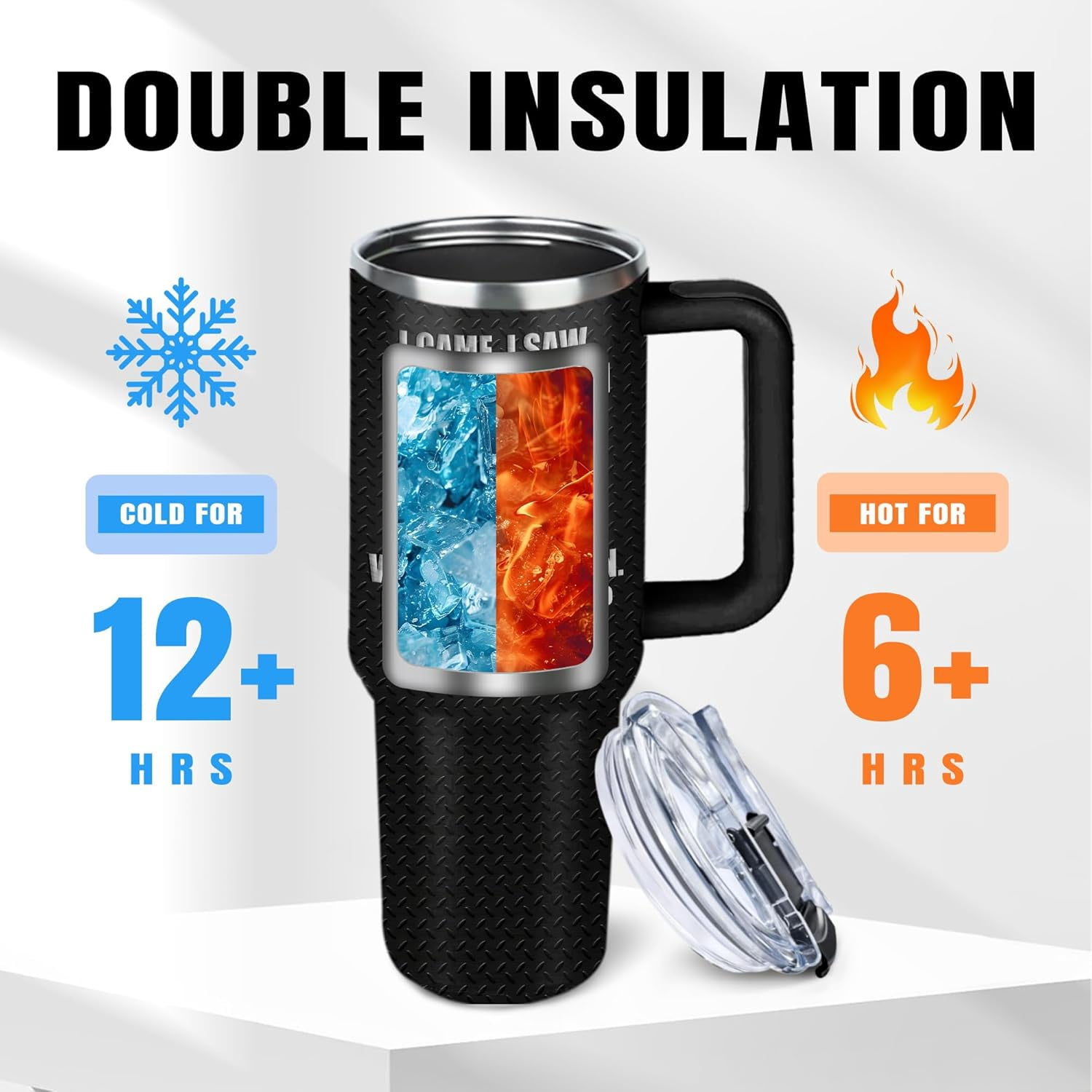 Gag Birthday Gifts for Men I Came I Saw I Forgot Tumbler 40oz, Old People Gag Gifts, Funny Retirement Christmas Gift for Older Men, Insulated Cups for Elderly Seniors Citizen Husband Dad Uncle Grandp