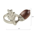 thumbnail image 4 of Saro Lifestyle Acorn Table Napkin Ring (Set of 4), 4 of 5