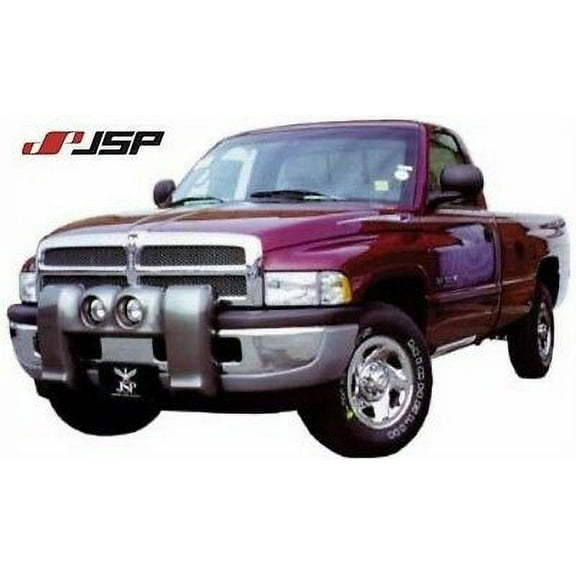 JSP Lighted Bull Bar Grille Guard 1997-2001 Dodge Ram Primed Factory Style J3011