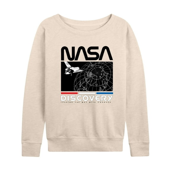 NASA - Discovery Returns - Women's Lightweight French Terry Long Sleeve Shirt