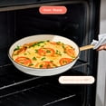thumbnail image 3 of Beautiful 10-Inch Cast Enamel Fry Pan, White Icing by Drew Barrymore, 3 of 6
