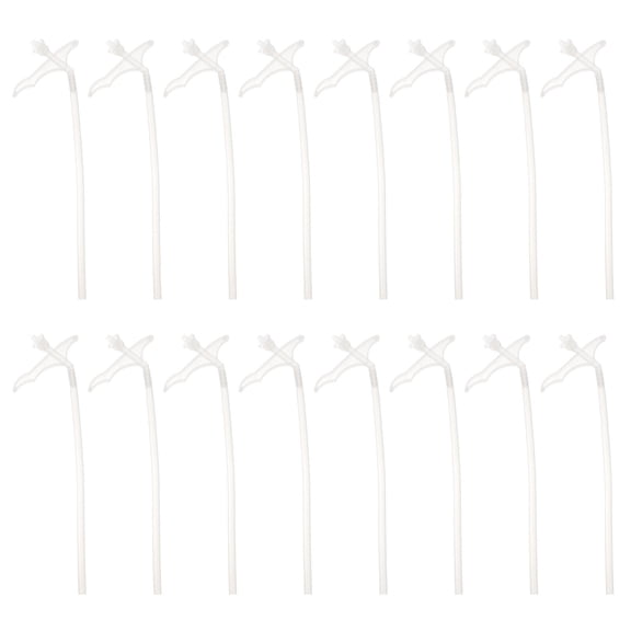 WEAVILUX 30 Pcs Universal Replacement Tubes for Spray Foam Nozzles, Transparent Plastic, Ideal for Decoration and Projects