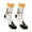 Light Gray, variant on Womens Socks Halloween Pumpkin Novelty Print Crew Socks Mid Calf Length Casual Party Fall Fall Socks