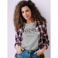 thumbnail image 2 of Inspire Flowers Shaped T-Shirt Women -Image by Shutterstock, Female Large, 2 of 4