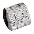 thumbnail image 3 of 4Pcs Plated Guitar Bass Dome Tone Volume Control Knobs for Electric Guitar Bass Silver, 3 of 9