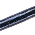 thumbnail image 5 of YUM Dinger Soft Plastic Worm 4" Black Blue Flake 8 Count, 5 of 5