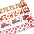 thumbnail image 1 of SUNSIOM Fall Thanksgiving Ribbons, Autumn Leaf Pumpkin Ribbons for Thanksgiving Fall Decoration DIY Party Wrapping Gifts, 1 of 7