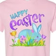 thumbnail image 4 of Inktastic Happy Easter Blue Bunny and Eggs in Grass T-Shirt, 4 of 5