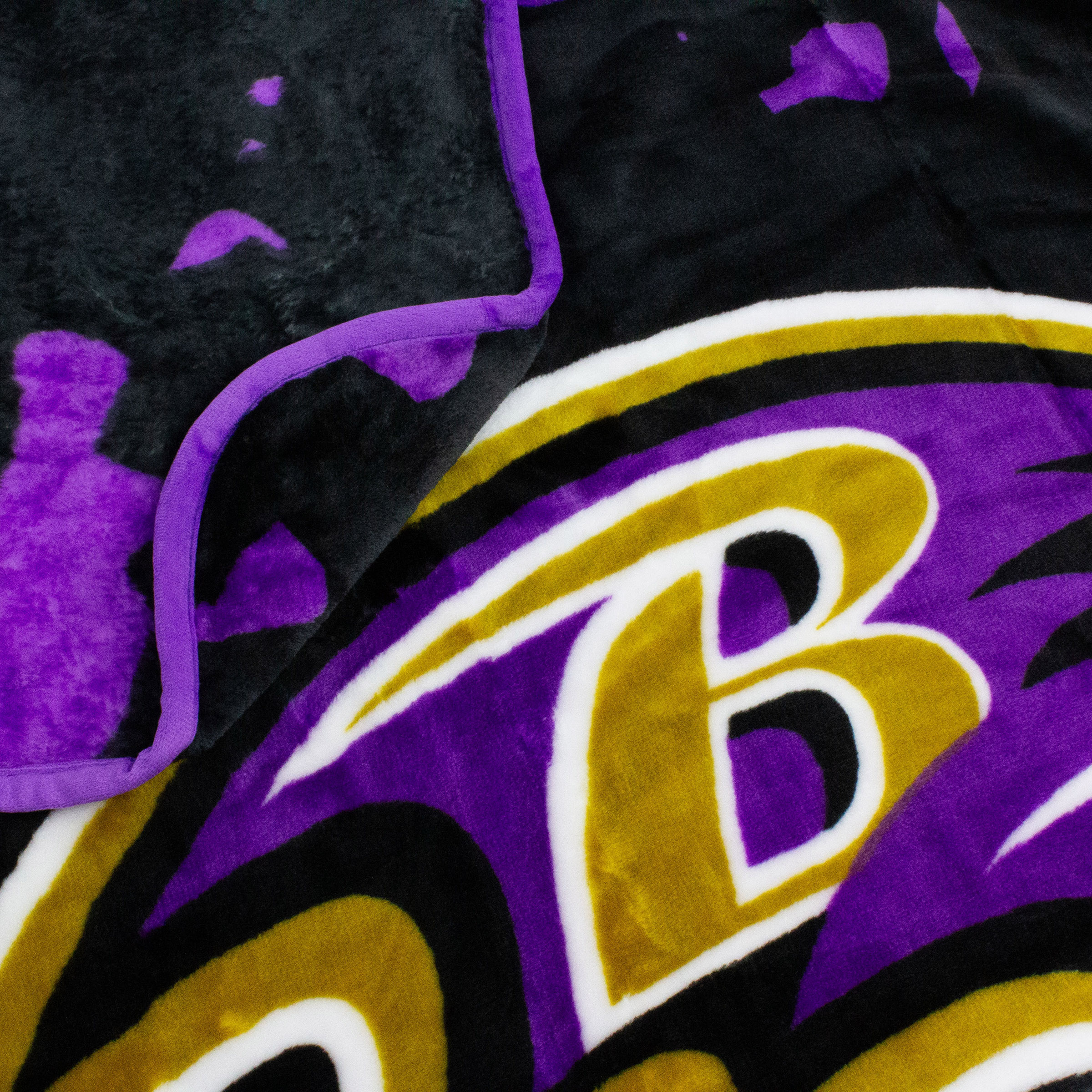 Baltimore Ravens 50" x 60" Teen Adult Unisex Comfy Throw Blanket - image 5 of 5