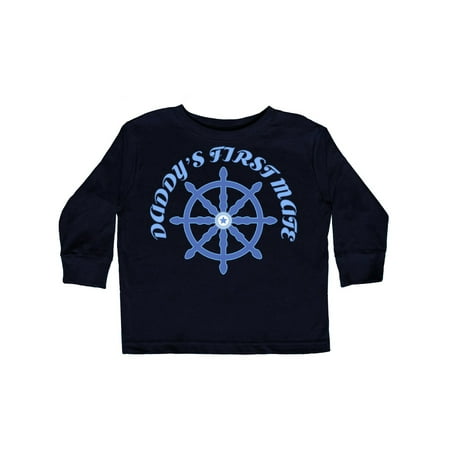 

Inktastic Daddy s First Mate Wheel Gift Toddler Boy Girl Long Sleeve T-Shirt