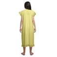 thumbnail image 3 of Moomaya Solid Round Neck Nursing Sleepwear For Women Cotton Nightdress, 3 of 6