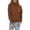 Coffee, variant on Sweaters For Women Turtleneck Solid Color Cufflink Loose Long Sleeve Casual O Neck Knit Pullover Sweater Tops