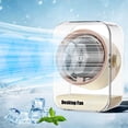 thumbnail image 2 of ICQOVD Ventilateur de Bureau Intelligent Circulant Ventilateur de Bureau Portable Rechargeable Ventilateur de Table 100 Vitesses Mains Libres Portable, 2 of 9