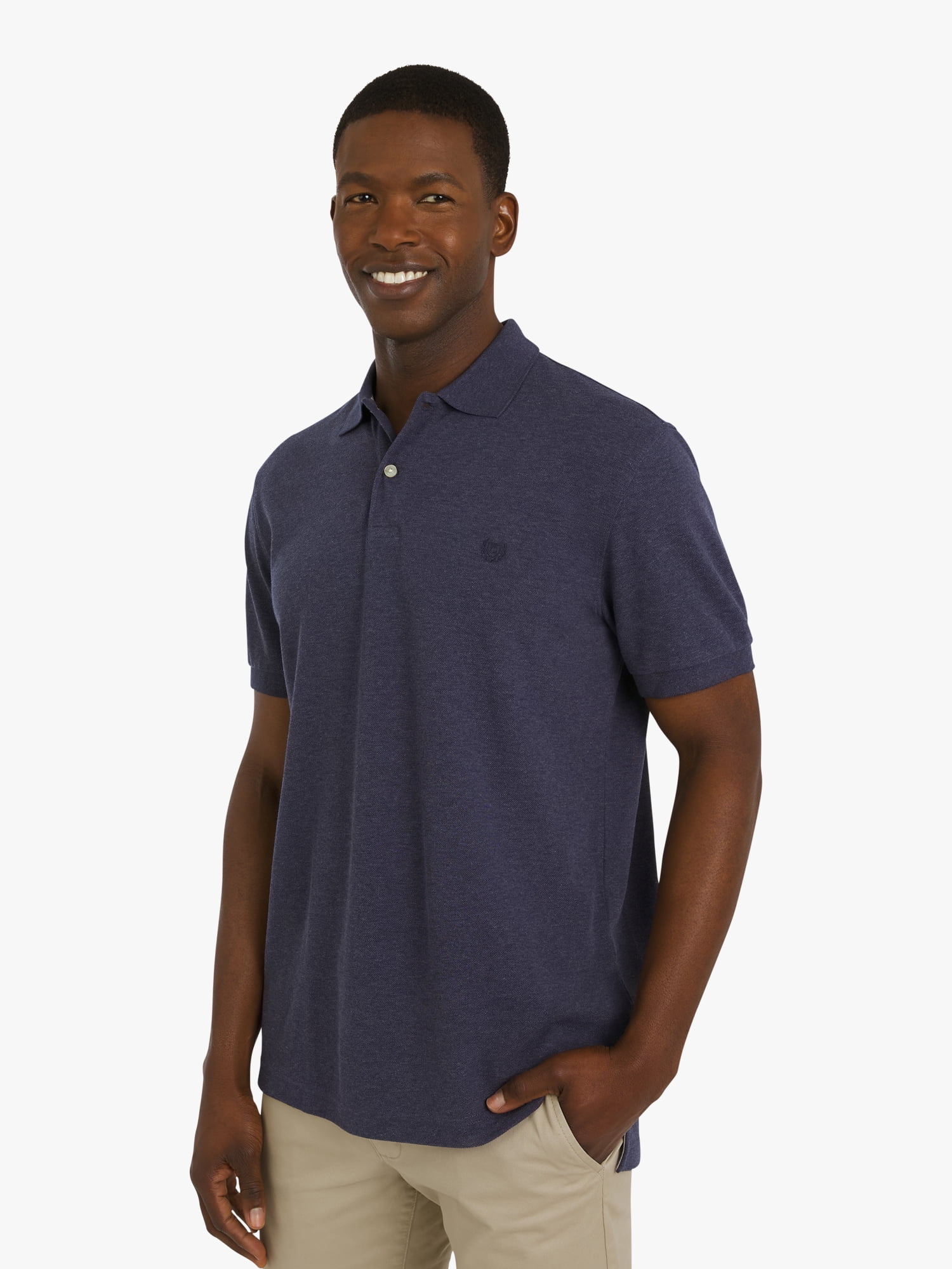 Chaps Men's & Big Men's Everyday Pique Polo Shirt, Sizes S-3XL