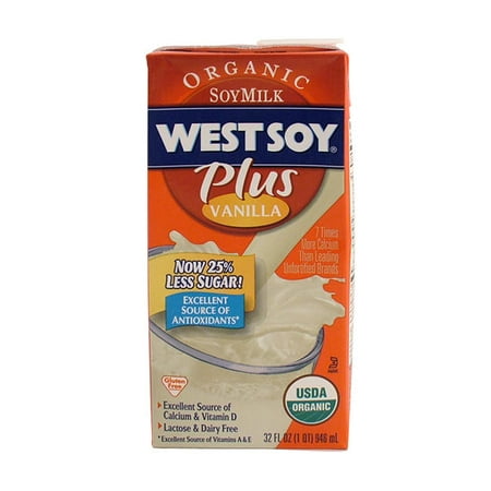 West Soy�� Vanilla Plus (Best Organic Soy Protein Powder)
