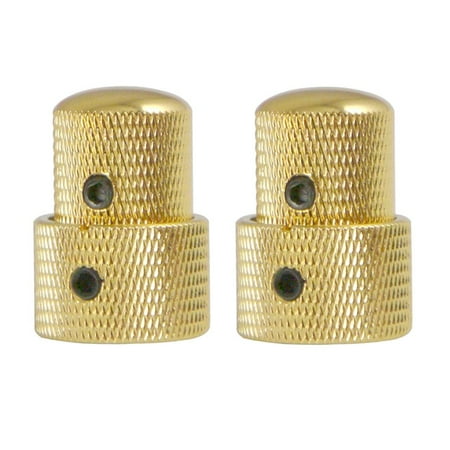 2Pcs Control Knobs - Volume and Buttons Replacement Parts for Electric Guitar