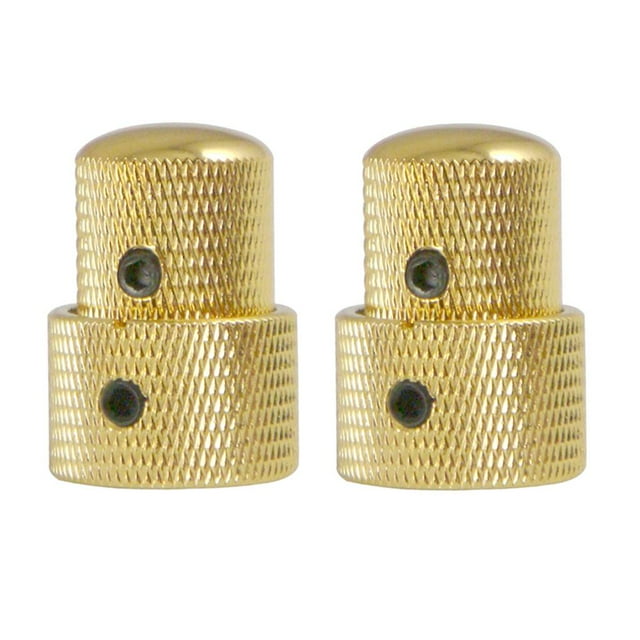 Perillas de control de guitarra eléctrica shamjiam Dorado 2 piezas