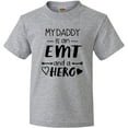thumbnail image 3 of Inktastic My Daddy is an EMT and a Hero Youth T-Shirt, 3 of 5