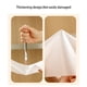 thumbnail image 5 of Tabla de cortar de plástico desechable en rollo con cortador integrado | Hojas flexibles para preparar alimentos | Tapete de plástico blanco de 30 cm de ancho x 7,6 m de largo | Para cocinas, 5 of 7