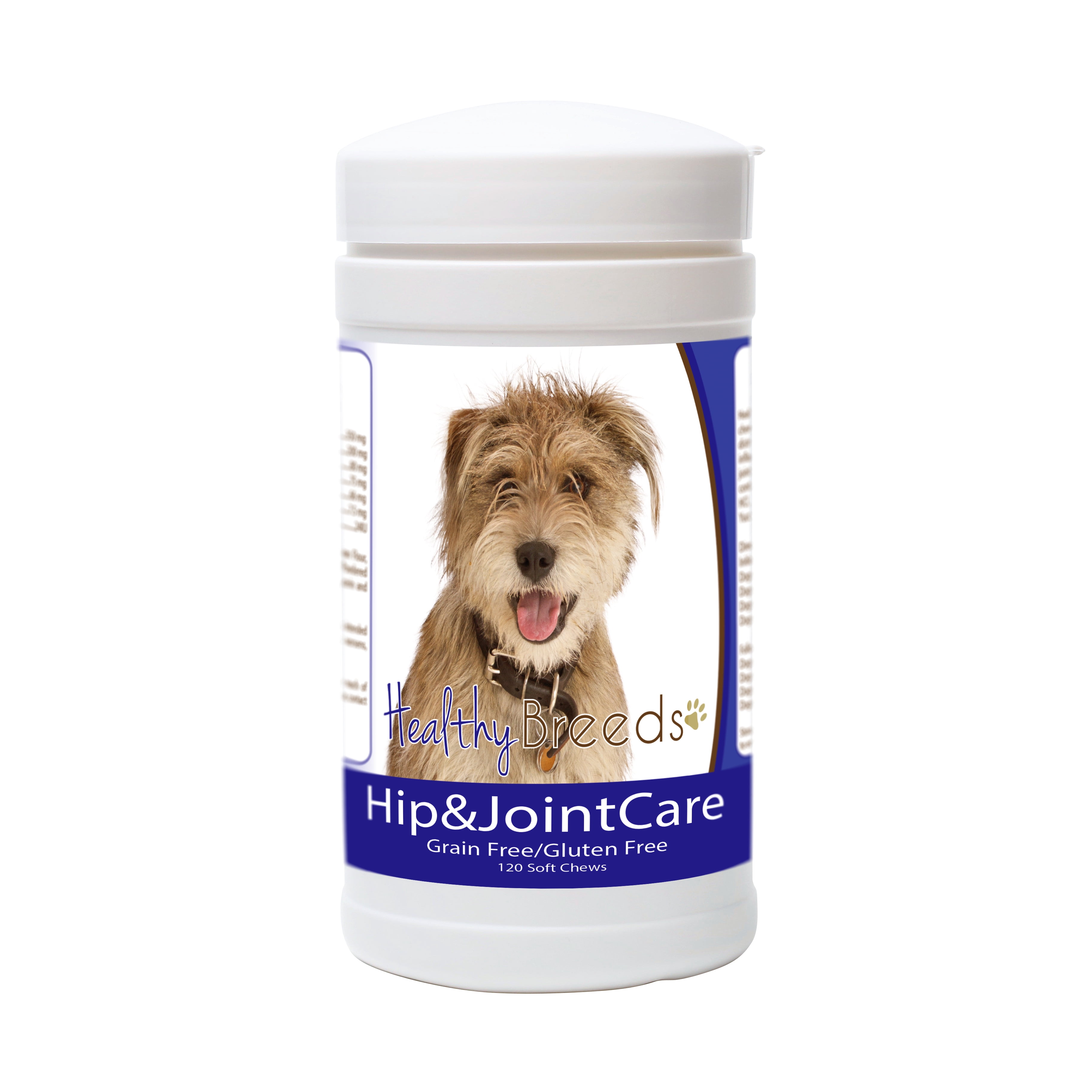 Image showcasing Healthy Breeds Dog Hip and Joint Care Supplement Soft Chews for Mutt ...