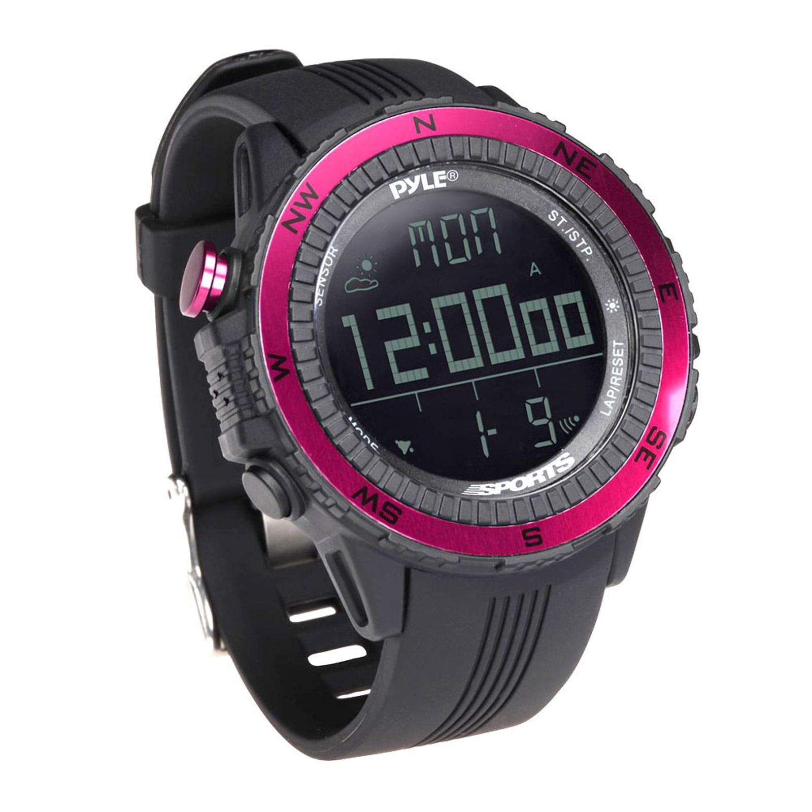 Pyle Digital Multifunction Active Sports Watch with Altimeter, Barometer, Chronograph, Compass, Count-Down Timer,... by Pyle
