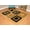 Beige, variant on Designer Home Soft Contemporary Indoor Modern Area Rug Abstract Boxes - Actual Size: 5' 3" x 7' 2" Rectangle (Brown)