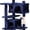 Navy Blue, variant on 54 Inch Cat Tree, Indoor Cat Tower Condo, Multi-Level Cat House with Sisal-Covered Scratching Post 2 Play House, Pet Cat Furniture, Grey