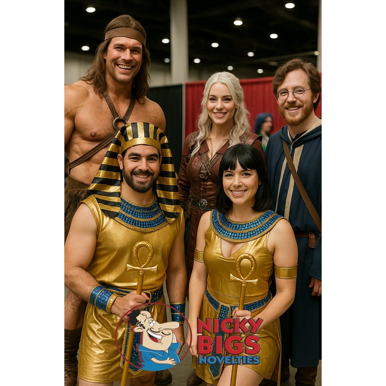 California Costumes Egyptian Ankh Staff - Gold Pharaoh Prop For Cleopatra Or Egyptian Theme Costume