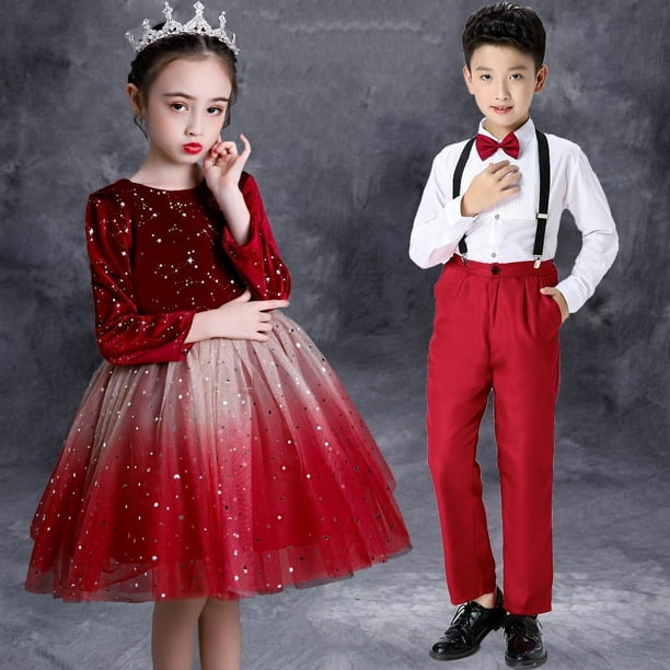 Disfraz de coro infantil Disfraz de coro de alumnos de primaria y secundaria Disfraz de recitación grupal Disfraz de actuación escénica Vestido de princesa