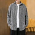 thumbnail image 4 of Vedolay Men's and Big Men's Open Front Cardigan Blazer Jackets for Men Clothes Grey,L, 4 of 4