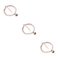 thumbnail image 1 of Sonducket Pearl Beaded Bracelet Wedding Women Bangle with Chain Office Vacation Extension Jewelry Gifts Personalized Party Costume Type1 NO1, 1 of 6