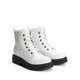 thumbnail image 4 of Botas DREAM PAIRS STRONG-5 Blancas con Cordones, Botines de Combate al Tobillo, 4 of 7