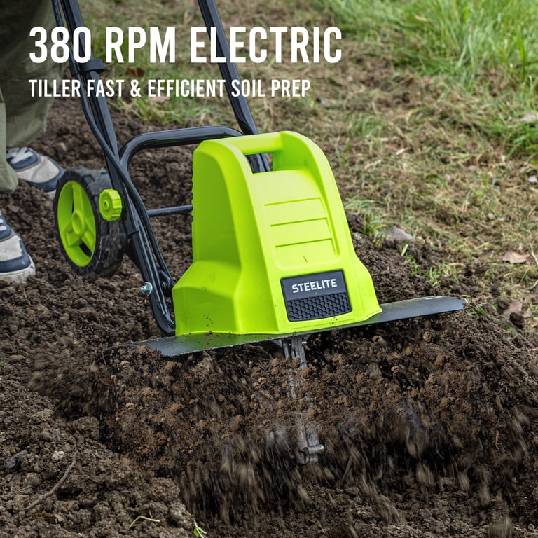 Steelite 18-Inch Corded Electric Tiller, 13.5-Amp photo 4