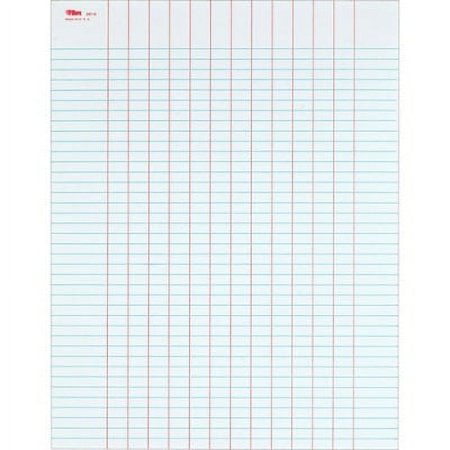1 PK,TOPS Portrait Format 13-Column Data Pads (3616)