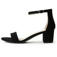 thumbnail image 2 of J. Adams Daisy Sandals, Comfortable Ankle Strap Block Heel Block Heel Open Toe Shoes, Chunky Heels for Women, 2 of 7