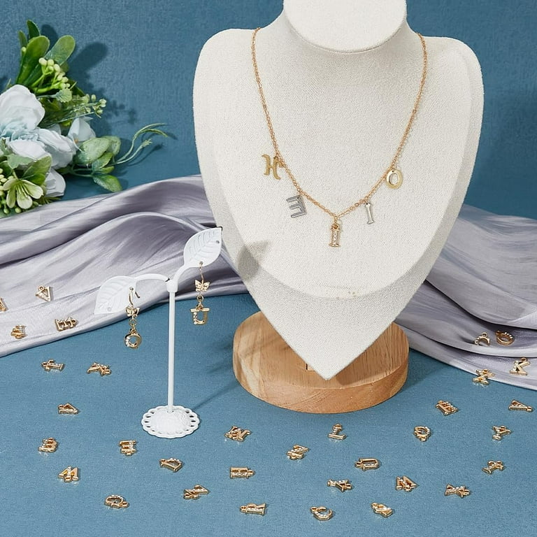 Pandora Necklace QueenCharms Golden Heart Initia For Bracelets