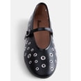 thumbnail image 4 of No Boundaries Women's Grommets Mary Jane Flats, 4 of 5