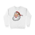 thumbnail image 2 of Women's Santa Claus Face Sweatshirt, 2 of 9